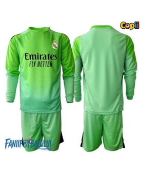 Real Madrid Portarii Echipament de Fotbal Replică 2025-26 Copii Deplasare Mâneci Lungi (+ Șorturi)